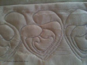 A ZIA Mooka tangle done in free motion quilting