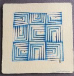 This tangle is 'All Boxed Up'